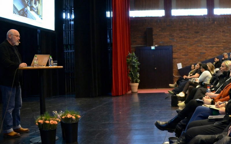 Föreläsningen med David Edfeldt var en publikfavorit (bilden har redigerats med anledning av gdpr)