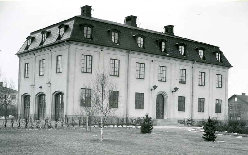 Historisk bild på Avesta stadshus.