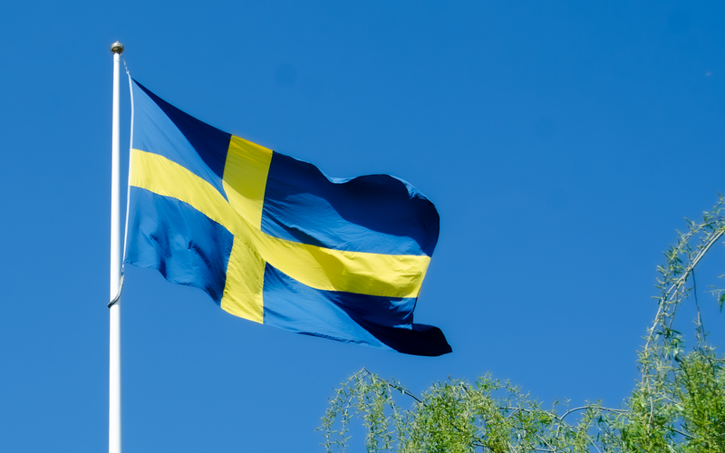 Svenska flaggan.