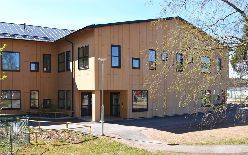 Förskolans gård.