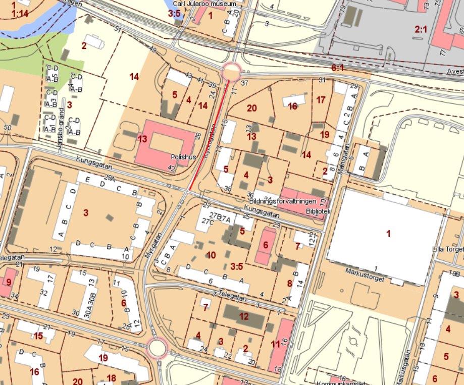 Kartbild Kyrkogatan