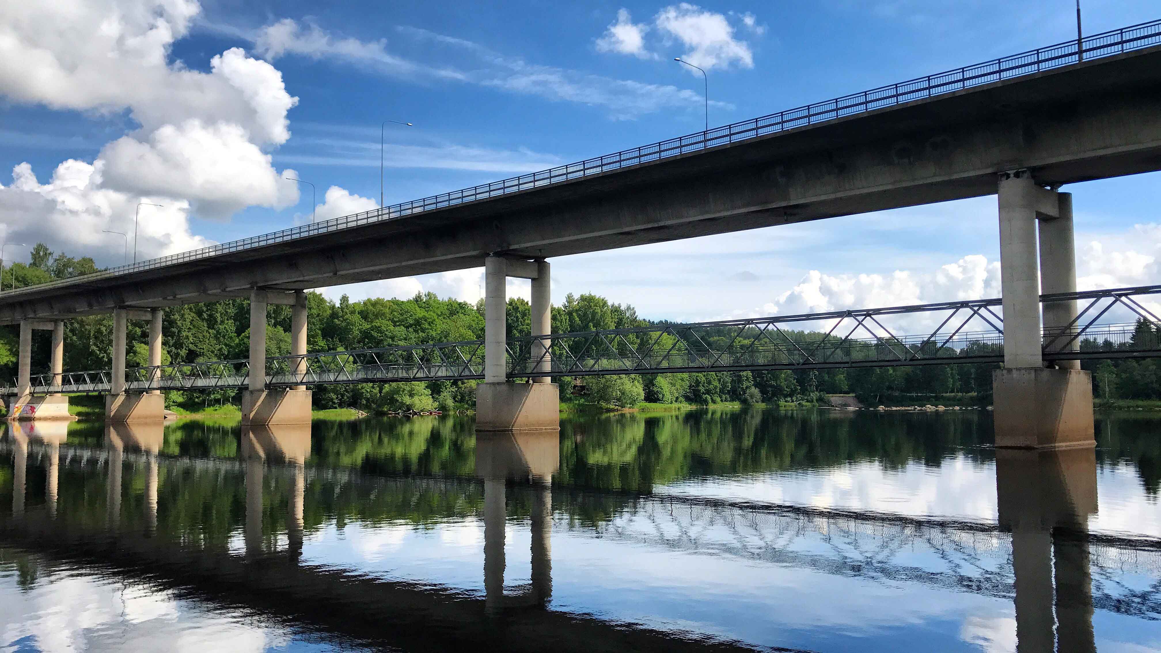Bron vid älvpromenaden