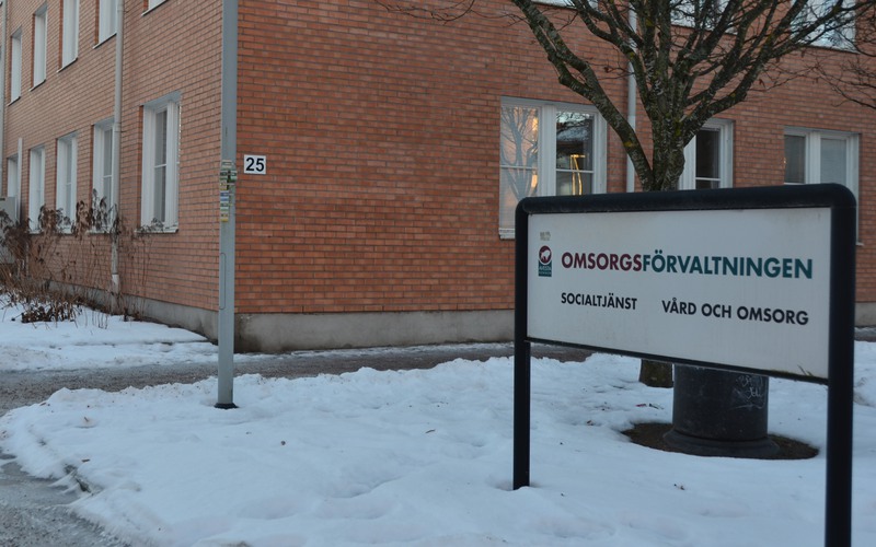 utsidan av omsorgens hus.