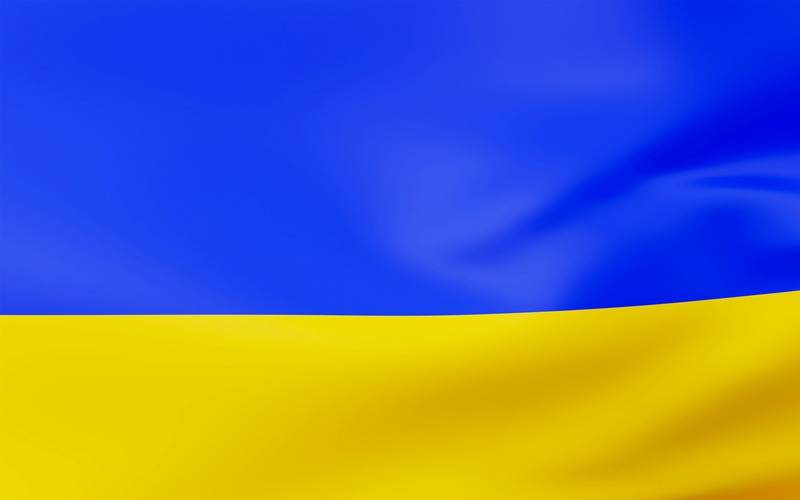 Ukrainsk flagga.