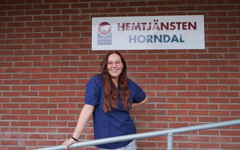 Personal inom hemtjänsten i Horndal.