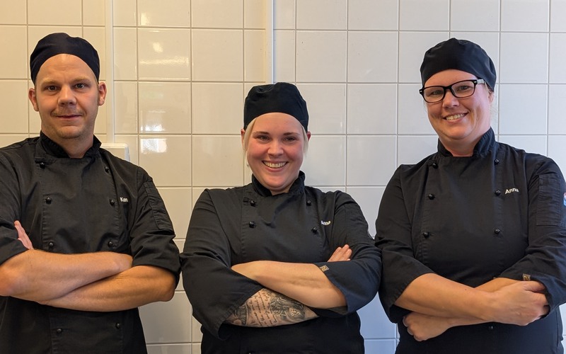 Avestas lag består av Ken Rönnstedt, Anna Persson och Anna Ögren. Foto: Avesta kommun