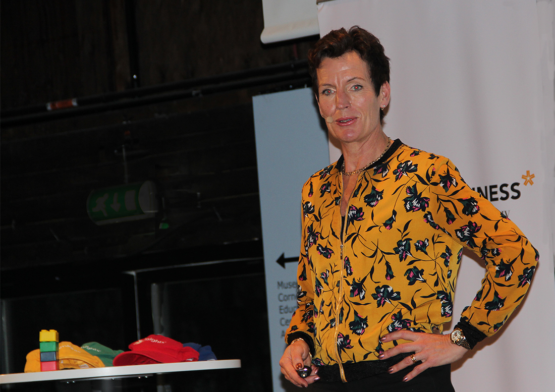 Annika Malmberg föreläste om att sälja på Dalarna Business framtidsdag.