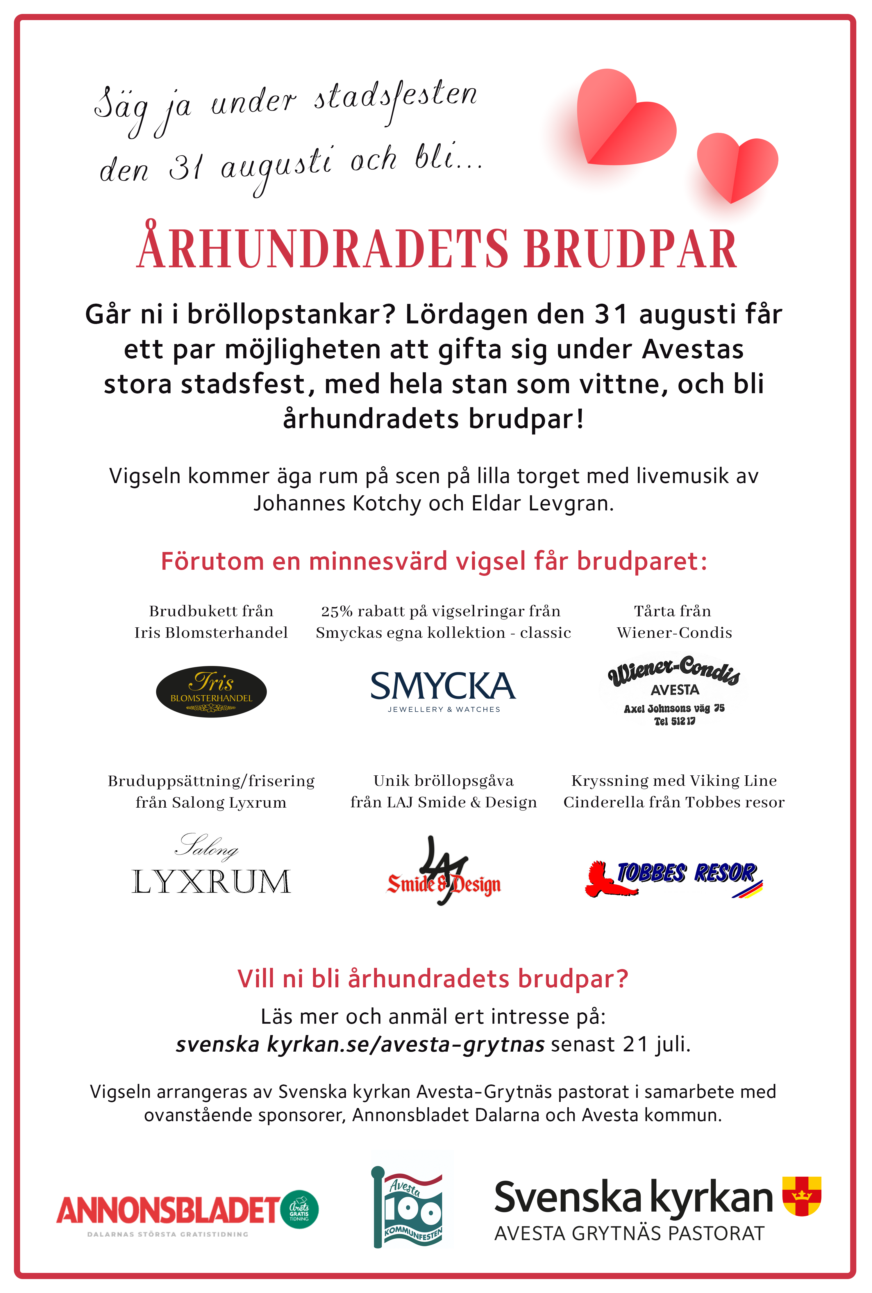 Århundradets brudpar - affisch 