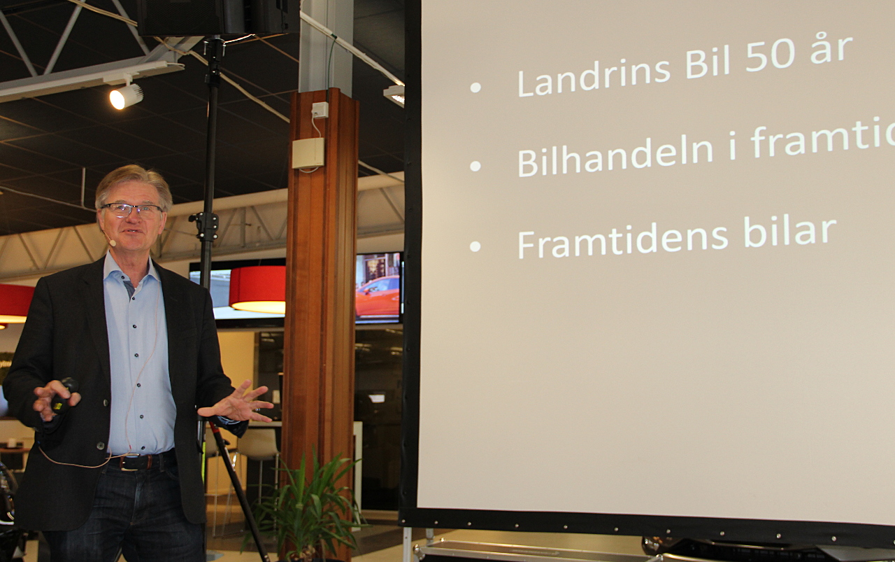 Rolf Landrin berättade om framtidens bilar