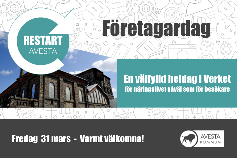 En skylt som ska locka till eventet