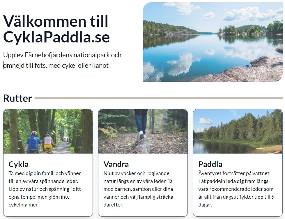 en webbsida 