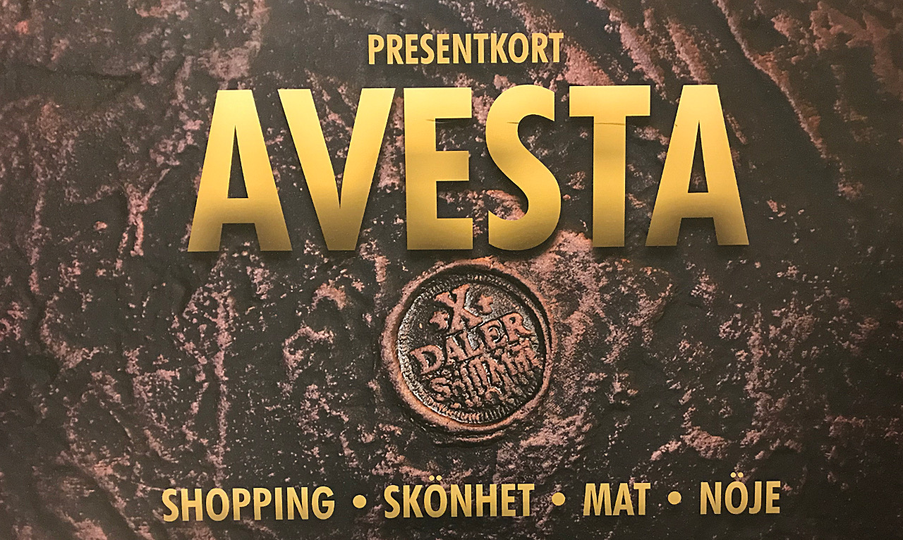 Bild på en Avestadaler