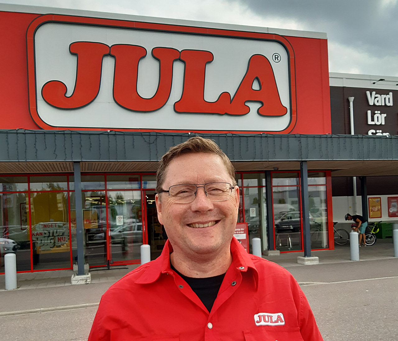 Roy Rakkenes är platschef på Jula i Avesta