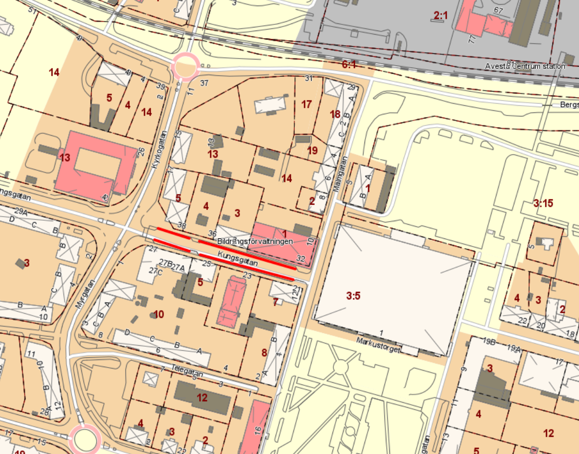 Tillfälligt P-förbud Kungsgatan