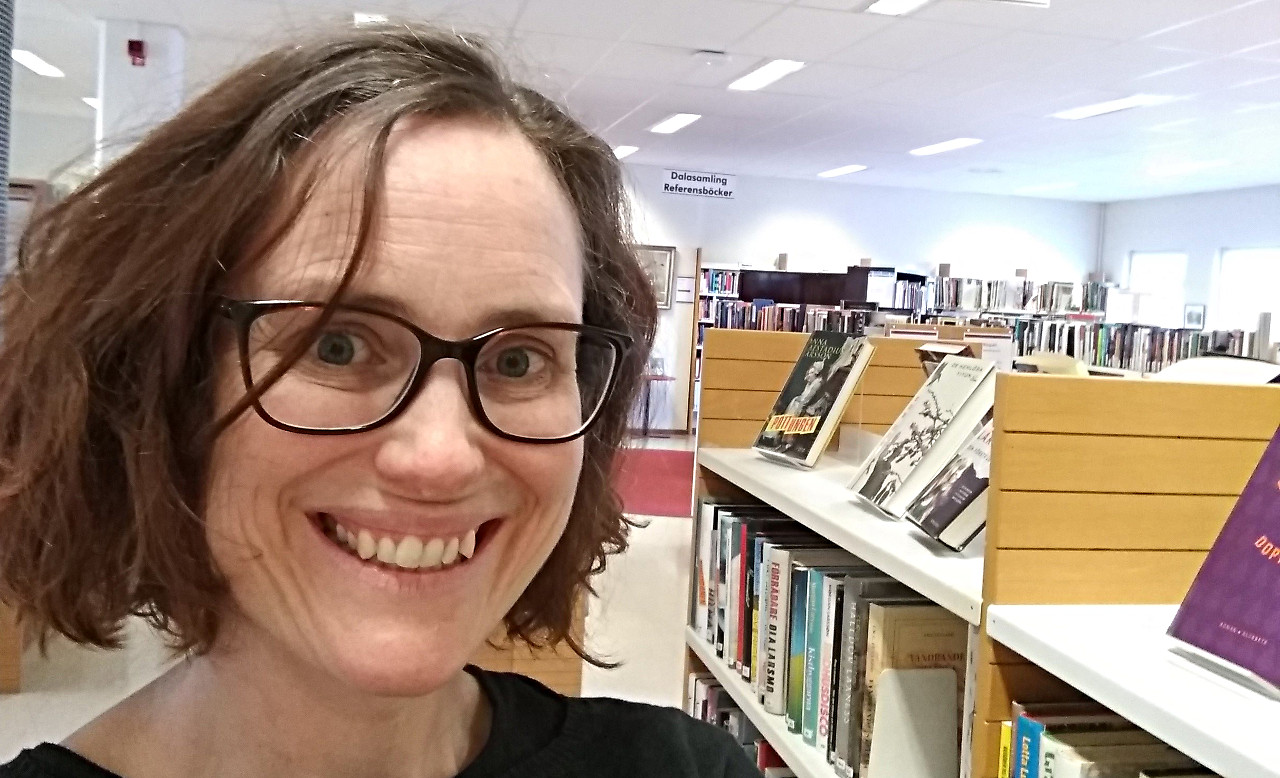 Therese Hedberg är bibliotekarie i Avesta